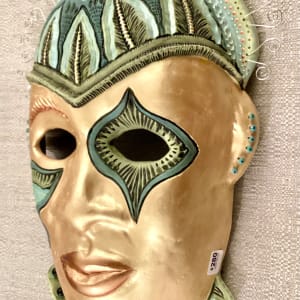 Mask Wall Art by Sandy Miller 