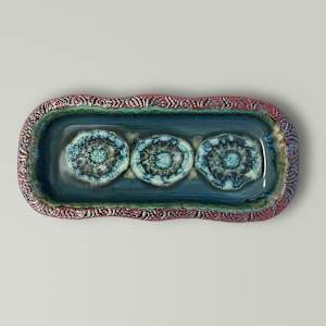 24077 Rectangular Dish by Sandy Miller 
