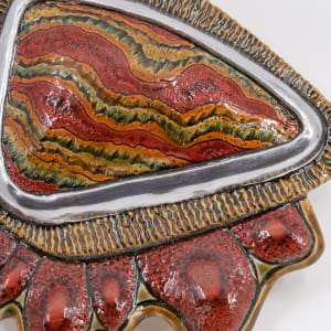 Brown Stone Jewel - Wall  Art by Sandy Miller  Image: Detail view