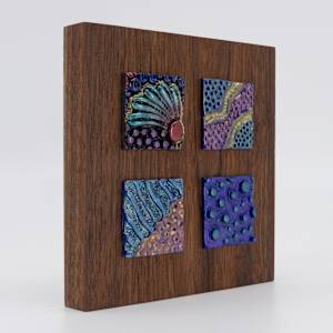 25004 Reef Fanfare - Polymer Clay Wall Art by Sandy Miller 