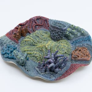 Reef Coral - Wall  Art by Sandy Miller  Image: Side View