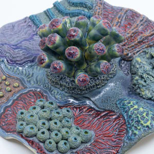 Reef Anemone - Wall  Art by Sandy Miller  Image: Detail View