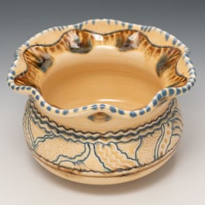 Fluted Rim Bowl 