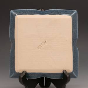21050B - 6" Square Beveled Plate by Sandy Miller 