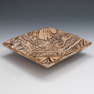 6" Square Beveled Bowl 
