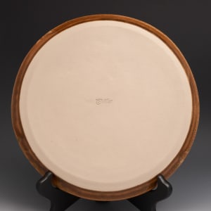10" Round Beveled Plate by Sandy Miller 