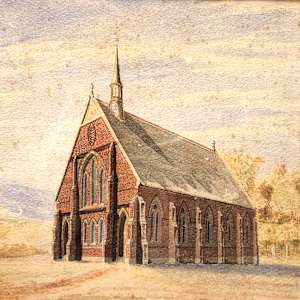 Wesleyan Church Albany 1890 by Alfred M Bonython