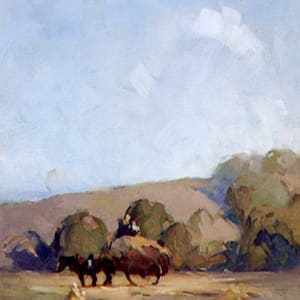Gathering Hay by Malcolm HONE