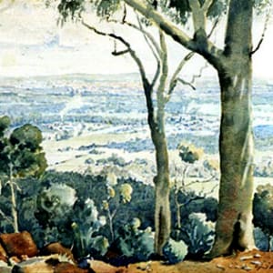 Perth from National Park by Cyril George LANDER