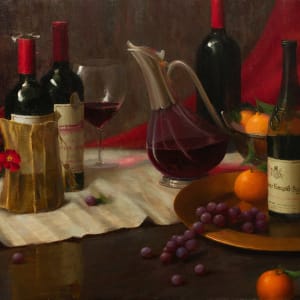 Mystery Wine - Framed by Michael Van Zeyl