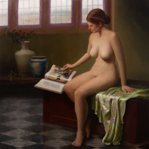 Before The Pose - Framed by Michael Van Zeyl