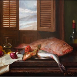Still Life with an Ocean View - Framed by Michael Van Zeyl 