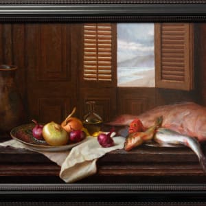 Still Life with an Ocean View - Framed by Michael Van Zeyl 