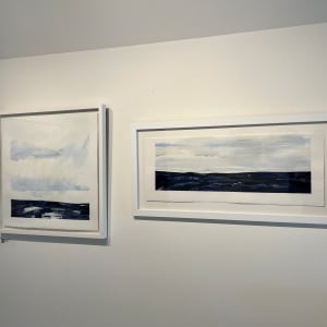 North Atlantic Series, No.15 (landscape) by BarbaraHouston ArtStudio  Image: Framed, No. 12 (left) & No. 15 (right)