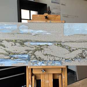 Pond. (Mere) by BarbaraHouston ArtStudio  Image: In studio