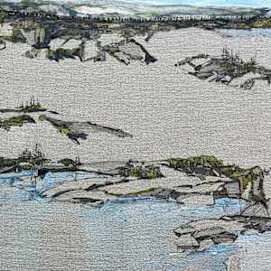 Ponds, Bonavista Peninsula by BarbaraHouston ArtStudio  Image: Detail