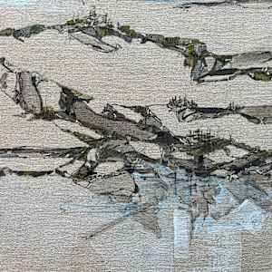 Ponds, Bonavista Peninsula by BarbaraHouston ArtStudio  Image: Detail