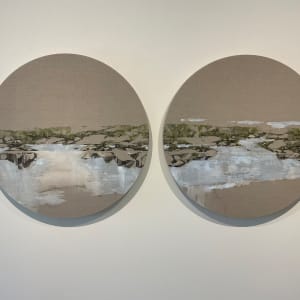 ‘Binoculars’ (Ode to C) VERSO, diptych by BarbaraHouston ArtStudio  Image: ‘Binoculars’ VERSO, Diptcyh