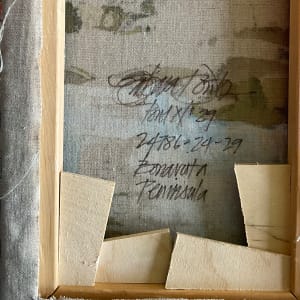 Pond No. 29 by BarbaraHouston ArtStudio  Image: Reverse, signature