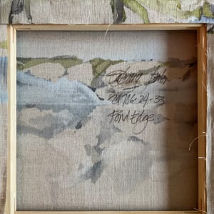 Pond Edge by BarbaraHouston ArtStudio  Image: Reverse full signature