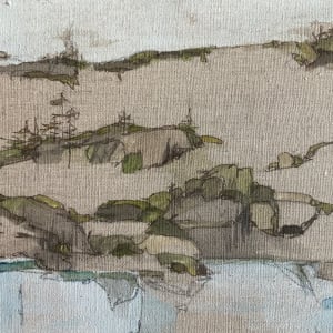Pond No. 36 by BarbaraHouston ArtStudio  Image: Detail, Positive + negative space