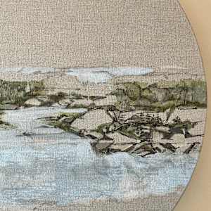 ‘Binoculars’ (Ode to C) VERSO, diptych by BarbaraHouston ArtStudio  Image: Detail, right panel, 24786-24-27