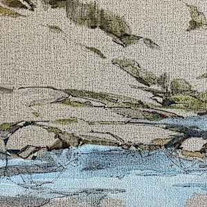 Pond. (Mere) by BarbaraHouston ArtStudio  Image: Pond. Detail left lower