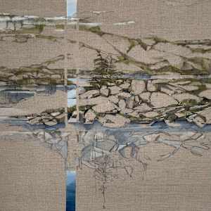 Pond. (Muse) by BarbaraHouston ArtStudio  Image: Pond. (Muse). In Progress