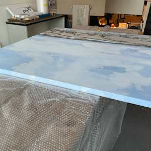 Ponds, Bonavista Peninsula by BarbaraHouston ArtStudio  Image: Top edge, clouds wrap