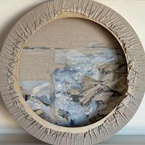 Edge. No. 7. VERSO. by BarbaraHouston ArtStudio  Image: Reverse, signature