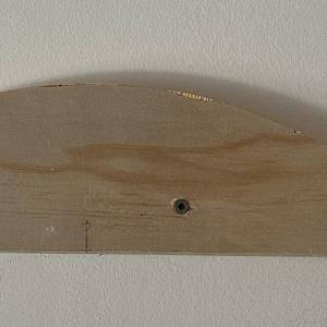 Edge. No. 7. VERSO. by BarbaraHouston ArtStudio  Image: Ledger bar for flush secure mounting