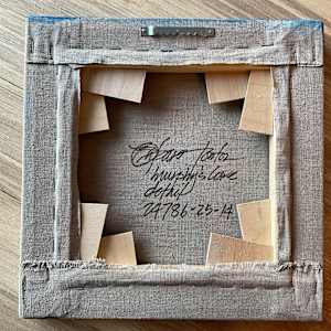 Murphy’s Cove. No.4. by BarbaraHouston ArtStudio  Image: Signature, keyed stretcher bars