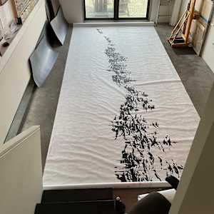 BOREALIS:Arrhythmia by BarbaraHouston ArtStudio  Image: Continuous painting, freehand