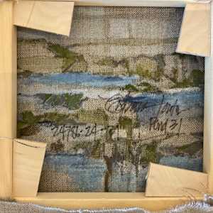 Pond No.31 by BarbaraHouston ArtStudio  Image: Full signature, reverse
