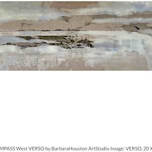 COMPASS East VERSO by BarbaraHouston ArtStudio  Image: COMPASS - WEST - 20 x96 - one of four paintings in the cardinal direction of West