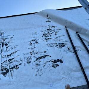 BOREALIS:Arrhythmia by BarbaraHouston ArtStudio  Image: Exterior Tyvek installation