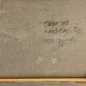 Water's Edge 42 by BarbaraHouston ArtStudio  Image: Full signature, 24786-23/24-42