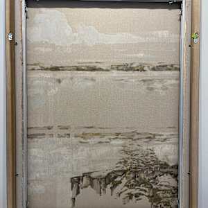 Tom Brown's Pond, Bonavista Peninsula by BarbaraHouston ArtStudio  Image: Reverse, aluminum stretcher bars, Upper Canada Stretchers