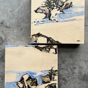 SMALLS, 26:11, diptych by BarbaraHouston ArtStudio, Image 1.