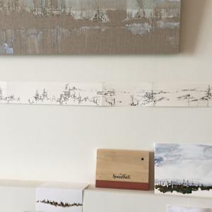 COMPASS East VERSO by BarbaraHouston ArtStudio  Image: Sketches and scaled reference drawings