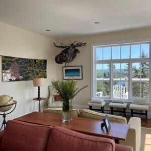 Moose Musings 2 by BarbaraHouston ArtStudio  Image: On display at Fishers’ Loft Inn + Conference Centre