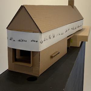 BOREALIS:Arrhythmia by BarbaraHouston ArtStudio  Image: 3/8" scale model, studio, north elevation