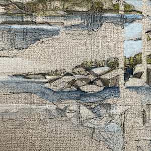 Pond. (Muse) by BarbaraHouston ArtStudio  Image: Mapping details, composition + Cartesian