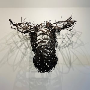 Moose Musings 2 by BarbaraHouston ArtStudio