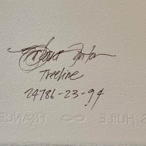 Treeline, No.4 by Barbara Houston  Image: Signature, 'Treeline', 24786-23-94, [BHSTN-YEAR CREATED-SEQUENCE]
 reverse, lower right hand, 