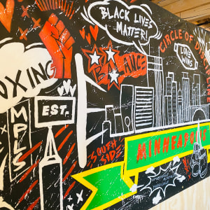[circle of discipline mural] by kellan david 