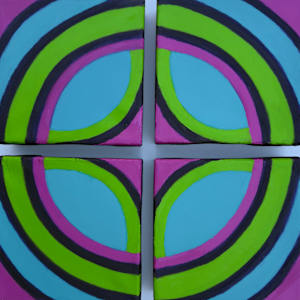 Cathedral Windows by Harriet Hill 