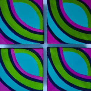 Cathedral Windows by Harriet Hill 