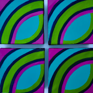 Cathedral Windows by Harriet Hill 