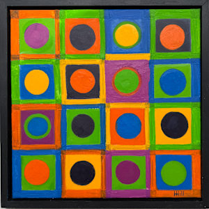 Circles and Squares Playful by Harriet Hill 